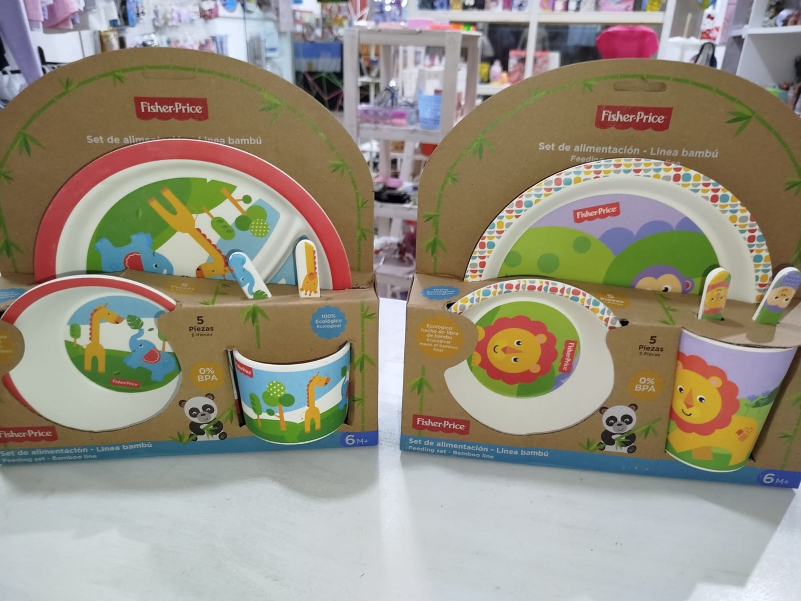 Set de Alimentación de Bambú Fisher-Price – 5 Piezas